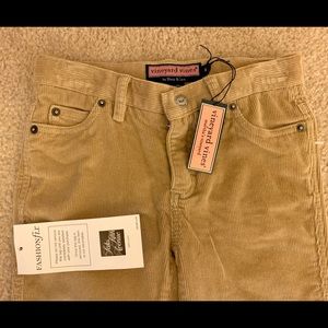 NEW Girls 6 Vineyard Vines Khaki Corduroys Pants